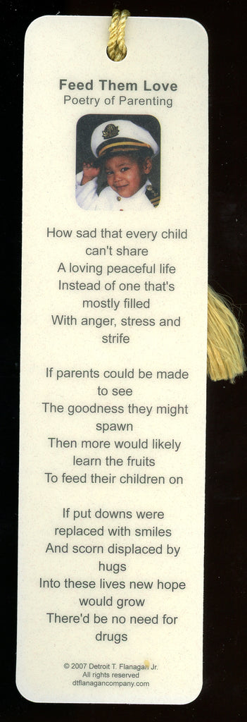 Feed Them Love - Poetry of Parenting Bookmark